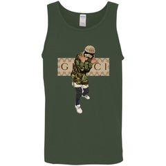 Gucci Gang Hiphop T-shirt Men Cotton Tank Men Cotton Tank - parenttees