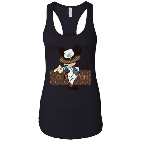 Louis Vuitton Mickey Dance Tshirt Women Tank Top Black / X-Small Women Tank Top - parenttees