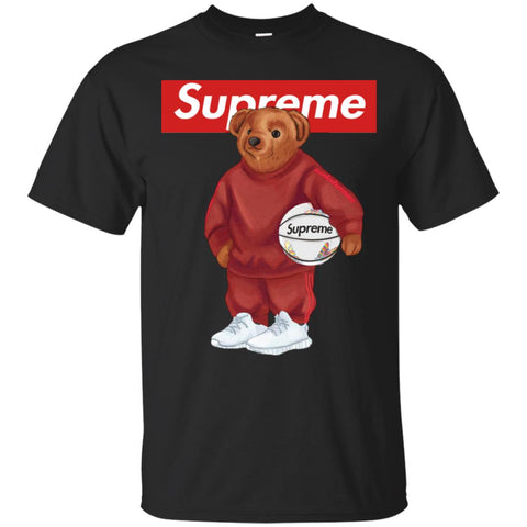Supreme Bear Sport T-shirt Men Cotton T-Shirt Black / S Men Cotton T-Shirt - parenttees