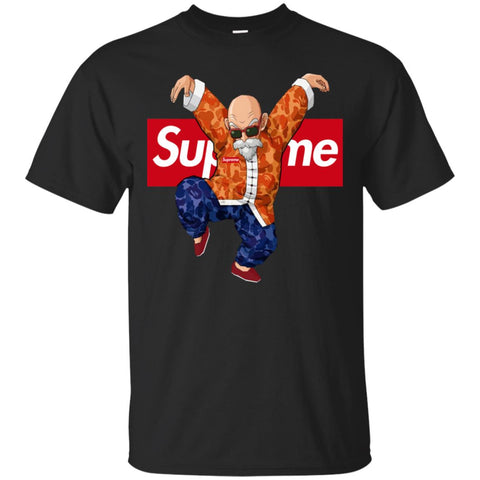 Supreme Kame Turtle Dragon Ball T-shirt Men Cotton T-Shirt Black / S Men Cotton T-Shirt - parenttees