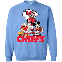 Mickey Mouse Kansas City Chiefs American Football Nfl Sports Shirt Crewneck Pullover Sweatshirt Crewneck Pullover Sweatshirt - parenttees