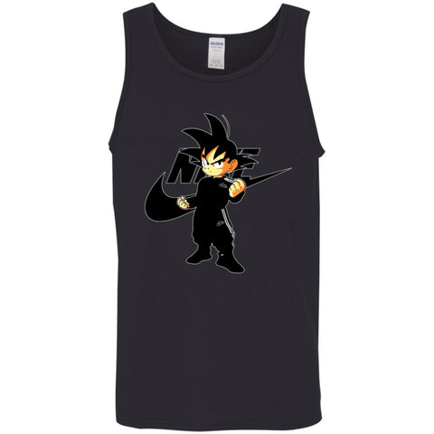Goku Nike Best Shirt Trending T-shirt Men Cotton Tank Black / X-Small Men Cotton Tank - parenttees