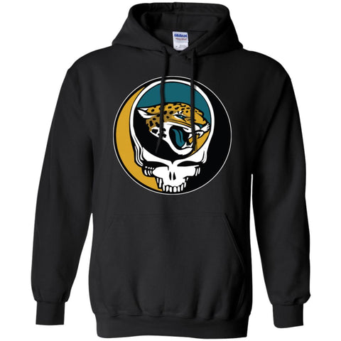 Jacksonville Jaguars Grateful Dead Steal Your Face Football Nfl Shirts Pullover Hoodie Sweatshirt Black / S Pullover Hoodie Sweatshirt - parenttees