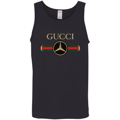 Gucci Mercedes T-shirt Men Cotton Tank Black / X-Small Men Cotton Tank - parenttees