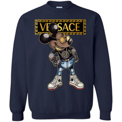 Versace Mickey Mouse Cartoon T-shirt Crewneck Pullover Sweatshirt Crewneck Pullover Sweatshirt - parenttees