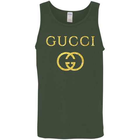 Gucci Logo Vintage Inspired Men Cotton Tank