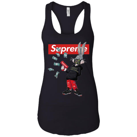 Supreme Rabbit Gucci Gang T-shirt Women Tank Top Black / X-Small Women Tank Top - parenttees