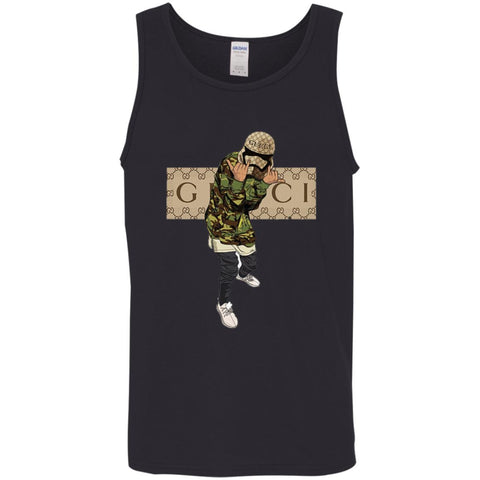 Gucci Gang Hiphop T-shirt Men Cotton Tank Black / X-Small Men Cotton Tank - parenttees