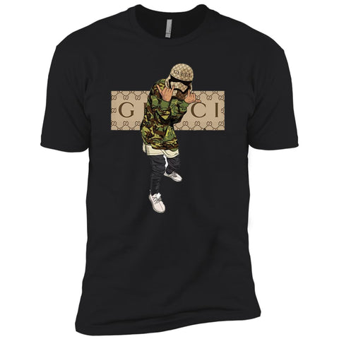 Gucci Gang Hiphop T-shirt Men Short Sleeve T-Shirt Black / X-Small Men Short Sleeve T-Shirt - parenttees