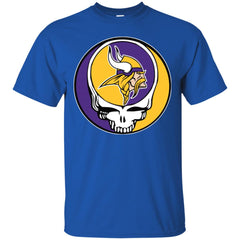Minnesota Vikings Grateful Dead Steal Your Face Football Nfl Shirts Men Cotton T-Shirt Men Cotton T-Shirt - parenttees