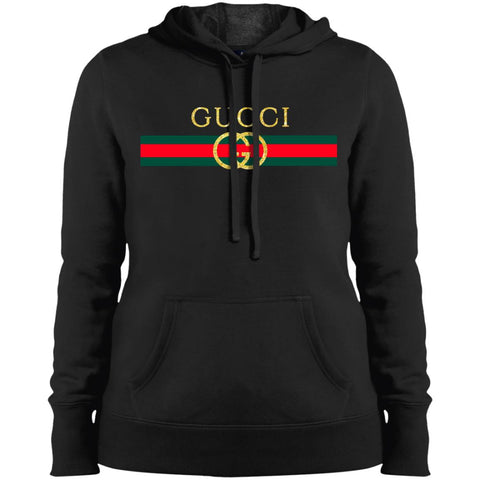 Gucci Logo Vintage Inspired Trend Women Hooded Sweatshirt Black / X-Small Women Hooded Sweatshirt - parenttees