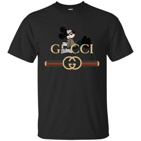 Gucci Mickey T-shirt Men Cotton T-Shirt Black / S Men Cotton T-Shirt - parenttees
