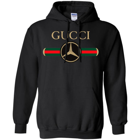 Gucci Mercedes T-shirt Pullover Hoodie Sweatshirt Black / S Pullover Hoodie Sweatshirt - parenttees