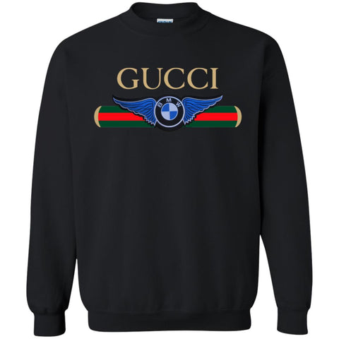 Gucci Bmw T-shirt Crewneck Pullover Sweatshirt Black / S Crewneck Pullover Sweatshirt - parenttees