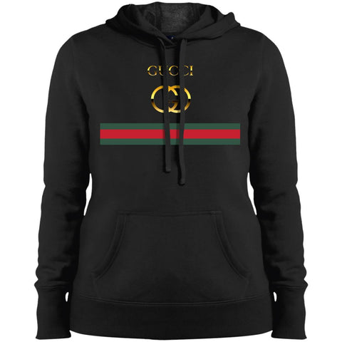 Gucci Logo Vintage Women Hooded Sweatshirt Black / X-Small Women Hooded Sweatshirt - parenttees