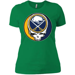 Buffalo Sabres Grateful Dead Steal Your Face Hockey Nhl Shirts Women Cotton T-Shirt Women Cotton T-Shirt - parenttees