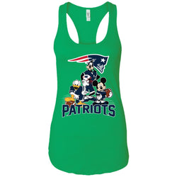 Mickey Mouse New England Patriots American Football Nfl Sports Shirt Women Tank Top