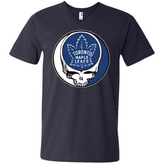 Toronto Maple Leafs Grateful Dead Steal Your Face Hockey Nhl Shirts Men V-Neck T-Shirt Men V-Neck T-Shirt - parenttees