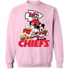 Mickey Mouse Kansas City Chiefs American Football Nfl Sports Shirt Crewneck Pullover Sweatshirt Crewneck Pullover Sweatshirt - parenttees