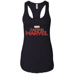 Marvel Captain Marvel Movie Logo Red Women Tank Top