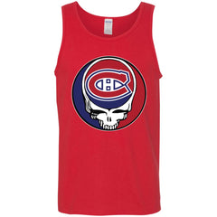 Montreal Canadiens Grateful Dead Steal Your Face Hockey Nhl Shirts Men Cotton Tank Men Cotton Tank - parenttees