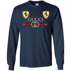 Best Gucci Ferrari New T-shirt Men Long Sleeve Shirt Men Long Sleeve Shirt - parenttees