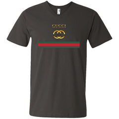 Gucci Logo Vintage Men V-Neck T-Shirt Men V-Neck T-Shirt - parenttees