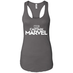 Marvel Captain Marvel Movie Logo White Women Tank Top Women Tank Top - parenttees