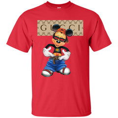 Gucci Logo Shirt Mickey Mouse T-shirt Men Cotton T-Shirt Men Cotton T-Shirt - parenttees