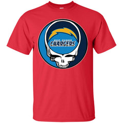 Los Angeles Chargers Grateful Dead Steal Your Face Football Nfl Shirts Men Cotton T-Shirt Men Cotton T-Shirt - parenttees