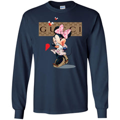 Minnie Mouse Love Couple T-shirt Valentine's Day T-shirt Men Long Sleeve Shirt Men Long Sleeve Shirt - parenttees