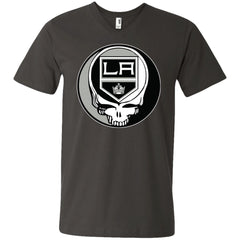 Los Angeles Kings Grateful Dead Steal Your Face Hockey Nhl Shirts Men V-Neck T-Shirt Men V-Neck T-Shirt - parenttees