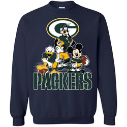 Mickey Mouse Green Bay Packer American Football Nfl Sports Shirt Crewneck Pullover Sweatshirt