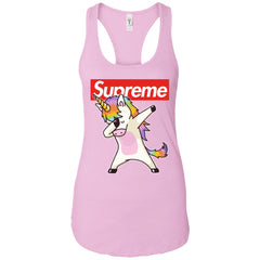 Supreme Unicorn T-shirt Dance Dabbing Unicorn Women Tank Top Women Tank Top - parenttees