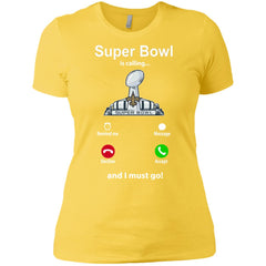 Nfl - Super Bowl Is Calling And I Must Go New Orleans Saints 2019 Football Women Cotton T-Shirt Women Cotton T-Shirt - parenttees