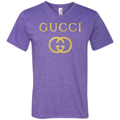 Gucci Logo Vintage Inspired Men V-Neck T-Shirt Men V-Neck T-Shirt - parenttees