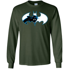 We Are The Carolina Panthers Batman Nfl Mashup Men Long Sleeve Shirt Men Long Sleeve Shirt - parenttees