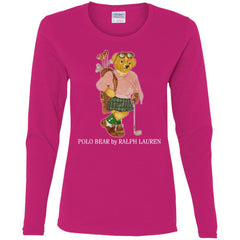 Polo Bear Ralph Lauren T-shirt Women Long Sleeve Shirt Women Long Sleeve Shirt - parenttees