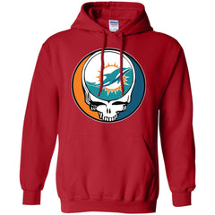 Miami Dolphins Grateful Dead Steal Your Face Football Nfl Shirts Pullover Hoodie Sweatshirt Pullover Hoodie Sweatshirt - parenttees