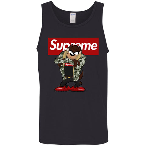 Supreme Hot Bear T-shirt Men Cotton Tank Black / X-Small Men Cotton Tank - parenttees