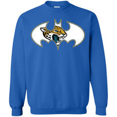 We Are The Jacksonville Jaguars Batman Nfl Mashup Crewneck Pullover Sweatshirt Crewneck Pullover Sweatshirt - parenttees