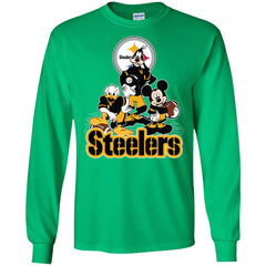 Mickey Mouse Pittsburgh Steelers American Football Nfl Sports Shirt Men Long Sleeve Shirt Men Long Sleeve Shirt - parenttees