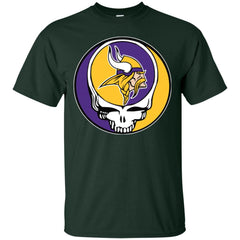Minnesota Vikings Grateful Dead Steal Your Face Football Nfl Shirts Men Cotton T-Shirt Men Cotton T-Shirt - parenttees