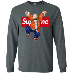 Supreme Kame Turtle Dragon Ball T-shirt Men Long Sleeve Shirt Men Long Sleeve Shirt - parenttees