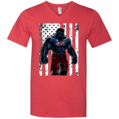 Giants Hulk Atlanta Braves Nfl T-shirt Men V-Neck T-Shirt Men V-Neck T-Shirt - parenttees