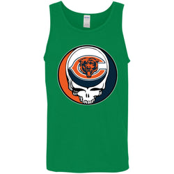 Chicago Bears Grateful Dead Steal Your Face Football Nfl Shirts Men Cotton Tank