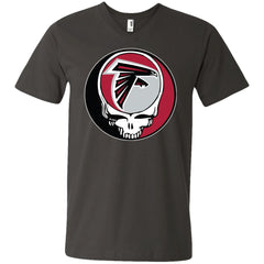 Atlanta Falcons Grateful Dead Steal Your Face Football Nfl Shirts Men V-Neck T-Shirt Men V-Neck T-Shirt - parenttees