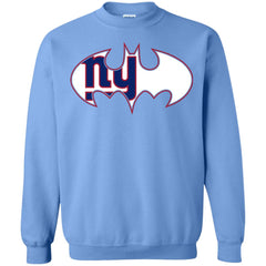 We Are The New York Giants Batman Nfl Mashup Crewneck Pullover Sweatshirt Crewneck Pullover Sweatshirt - parenttees