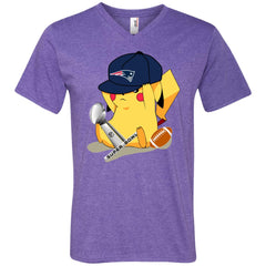 Nfl - New England Patriots Pikachu Super Bowl 2019 Football Men V-Neck T-Shirt Men V-Neck T-Shirt - parenttees