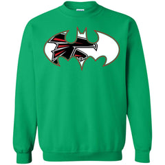 We Are The Atlanta Falcons Batman Nfl Mashup Crewneck Pullover Sweatshirt Crewneck Pullover Sweatshirt - parenttees